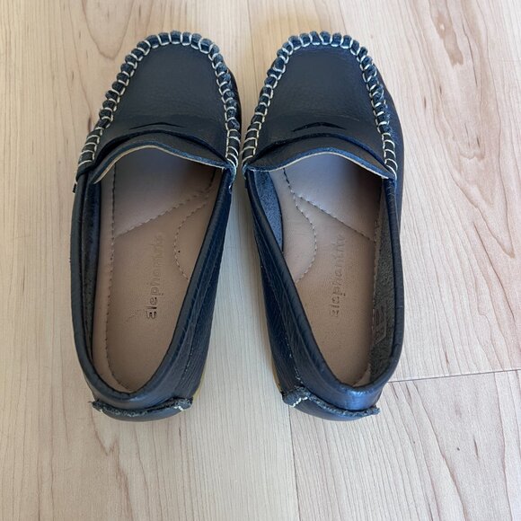 Elephantito Boys Moccasin Loafer Shoe Navy Blue Size Euro 29 US 11.5 - Picture 3 of 8